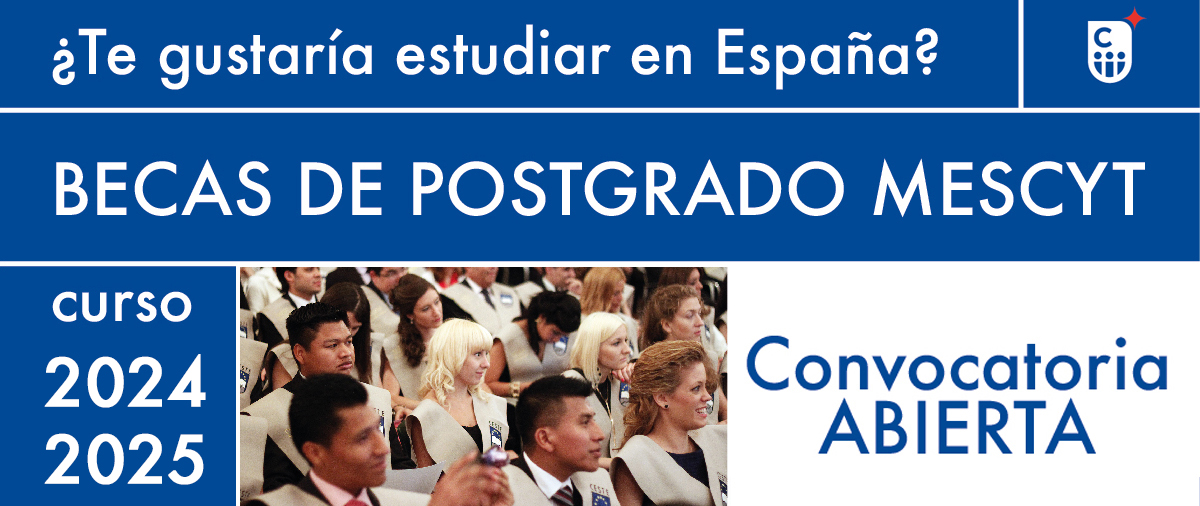 BECAS INTERNACIONALES DE POSTGRADO MESCyT 20242025 CESTE